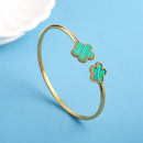 Bracelete Luxuoso Unissex Five-Leaf Flower