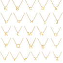 Colar Letra Delicada Inicial Passador Feminino (45cm) Banhado a Ouro 18k Anti Alérgico Cordão Acessórios Femininos