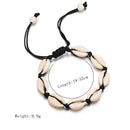Bracelete Boêmio com Conchas Naturais