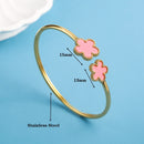 Bracelete Luxuoso Unissex Five-Leaf Flower